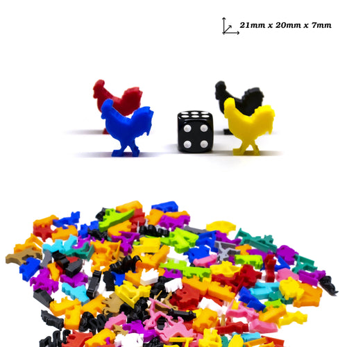 Rooster Meeple for upgrading board games, tabletop and other DnD games