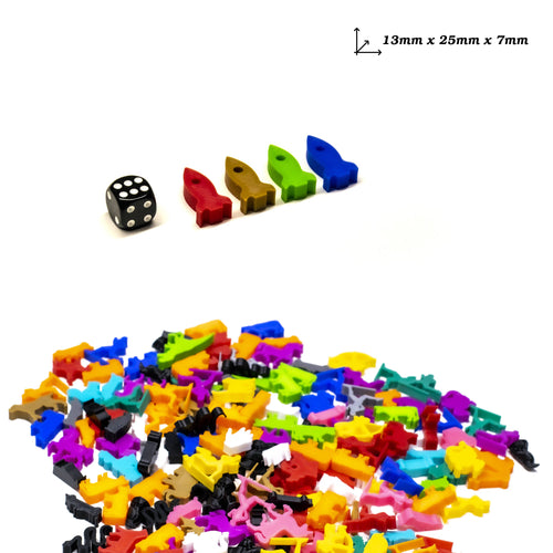 Rocket, Spacecraft Meeple  for upgrading board games, tabletop and other DnD games