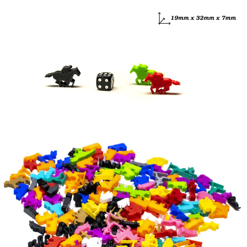 Horse Racing, Rider Meeple for upgrading board games, tabletop and other DnD games