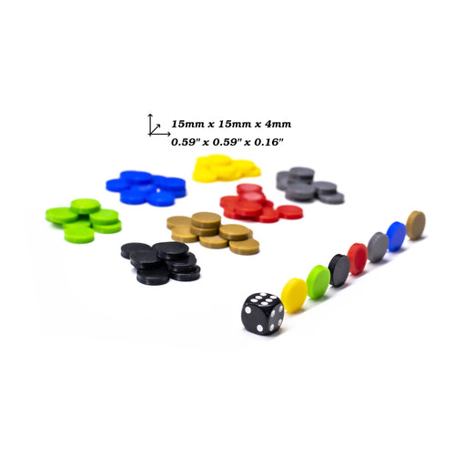 Disc 15x4mm for upgrading board games, tabletop and other DnD games