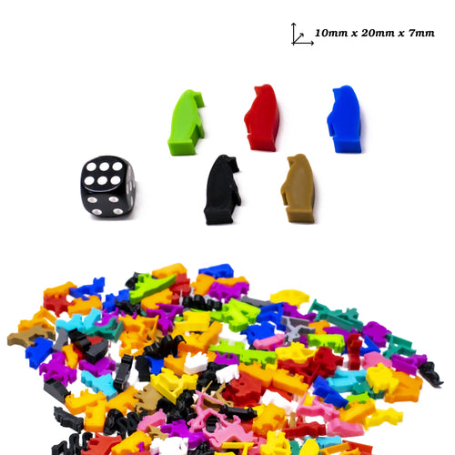 Penguin Meeple Figures for upgrading board games, tabletop and other DnD games