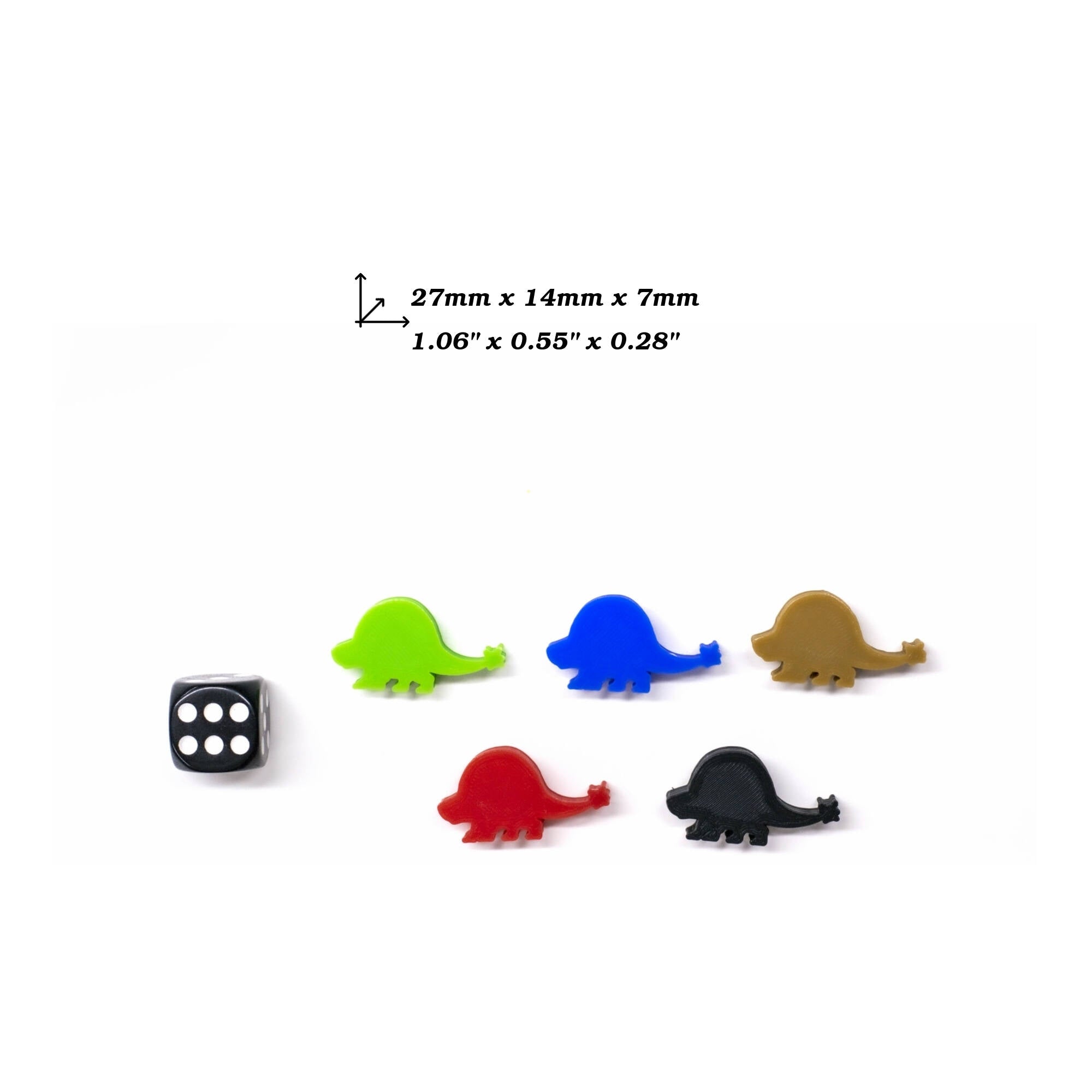 Doedicurus Animal Meeple Dinosaur Figures for upgrading board games, tabletop and other DnD games