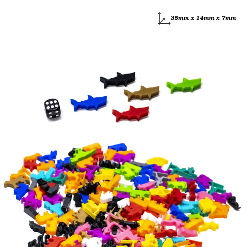Shark Meeple  for upgrading board games, tabletop and other DnD games