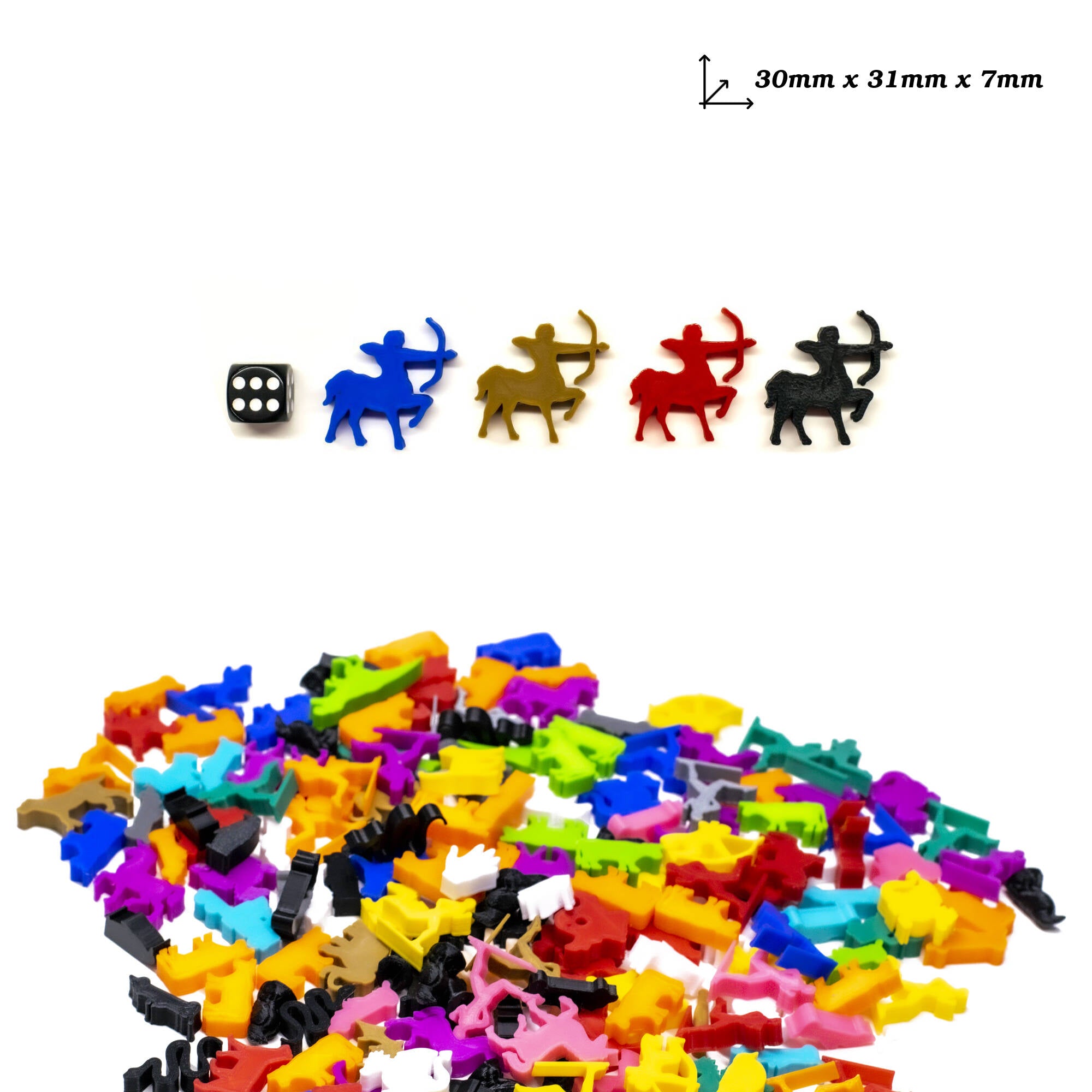 Centaur Meeple for upgrading board games, tabletop and other DnD games