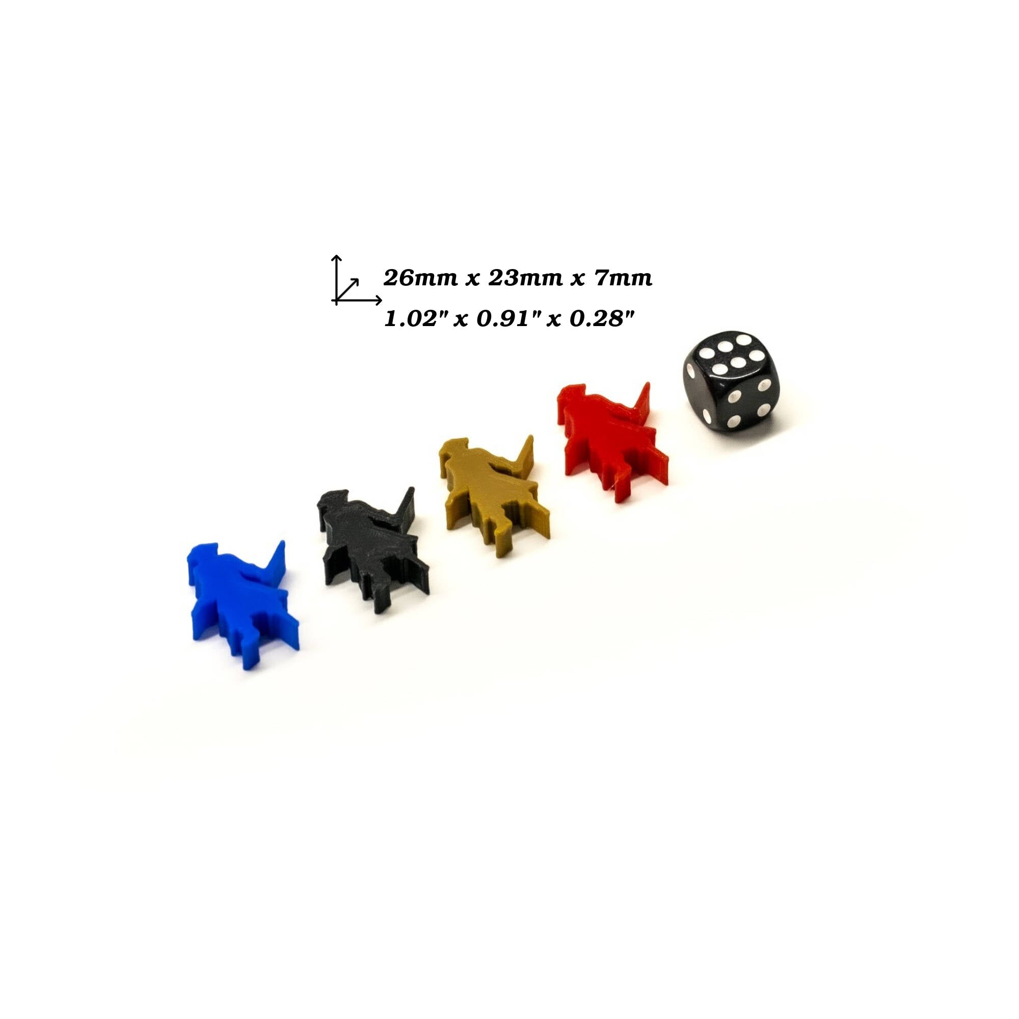 Pirate Buccaneer Meeple Figures for upgrading board games, tabletop and other DnD games