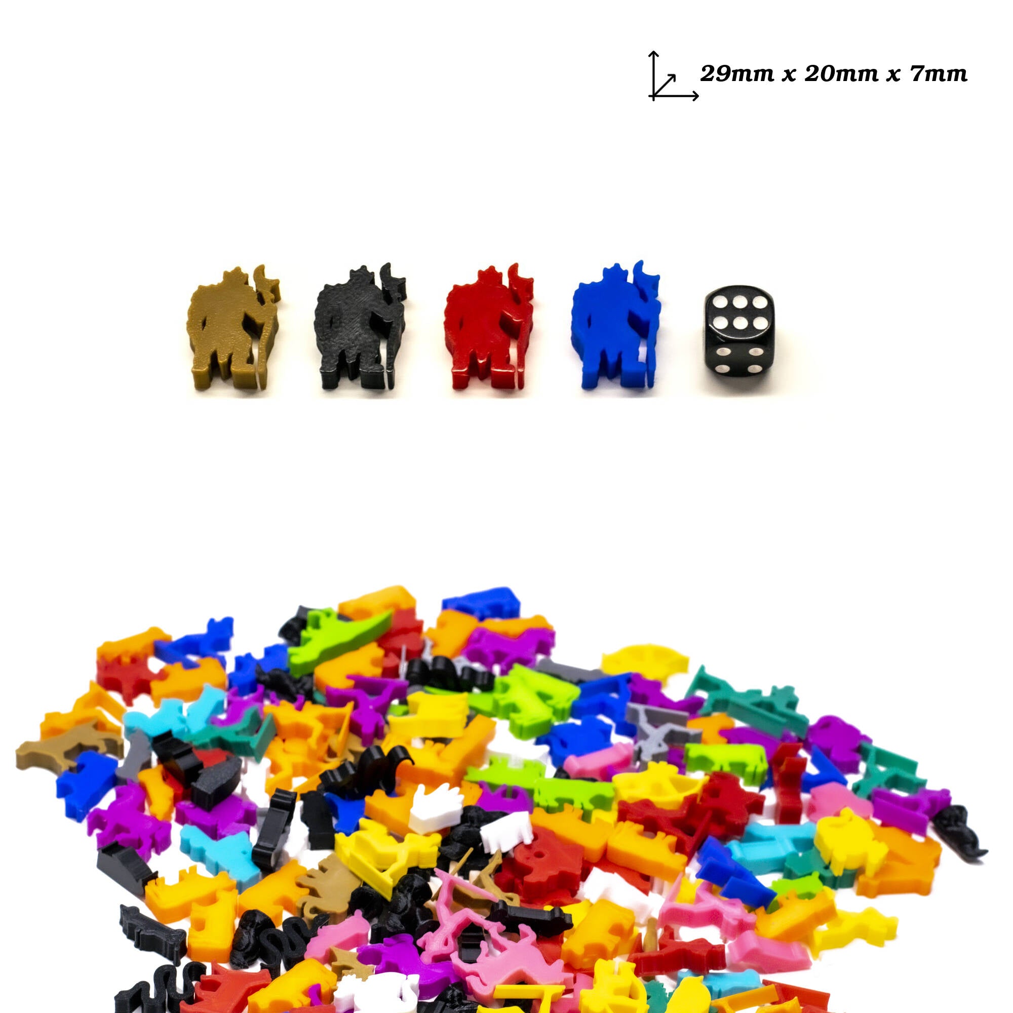 Orc Shaman Meeple Figure for upgrading board games, tabletop and other DnD games