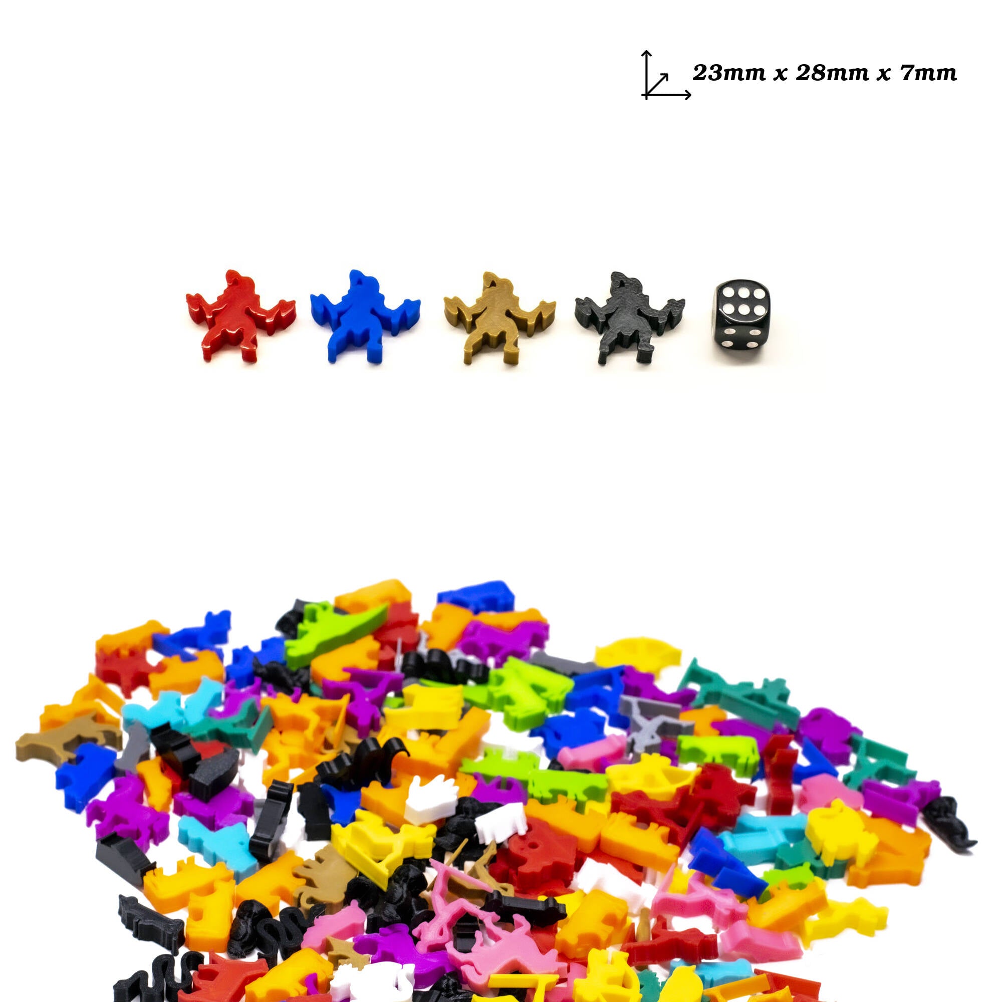 Orc Berserker Meeple Figure for upgrading board games, tabletop and other DnD games