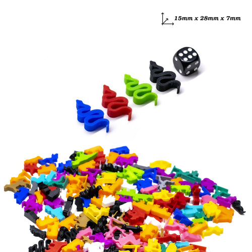Snake Meeple for upgrading board games, tabletop and other DnD games