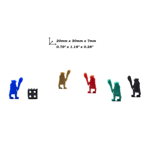 Troll Meeple Figures for upgrading board games, tabletop and other DnD games