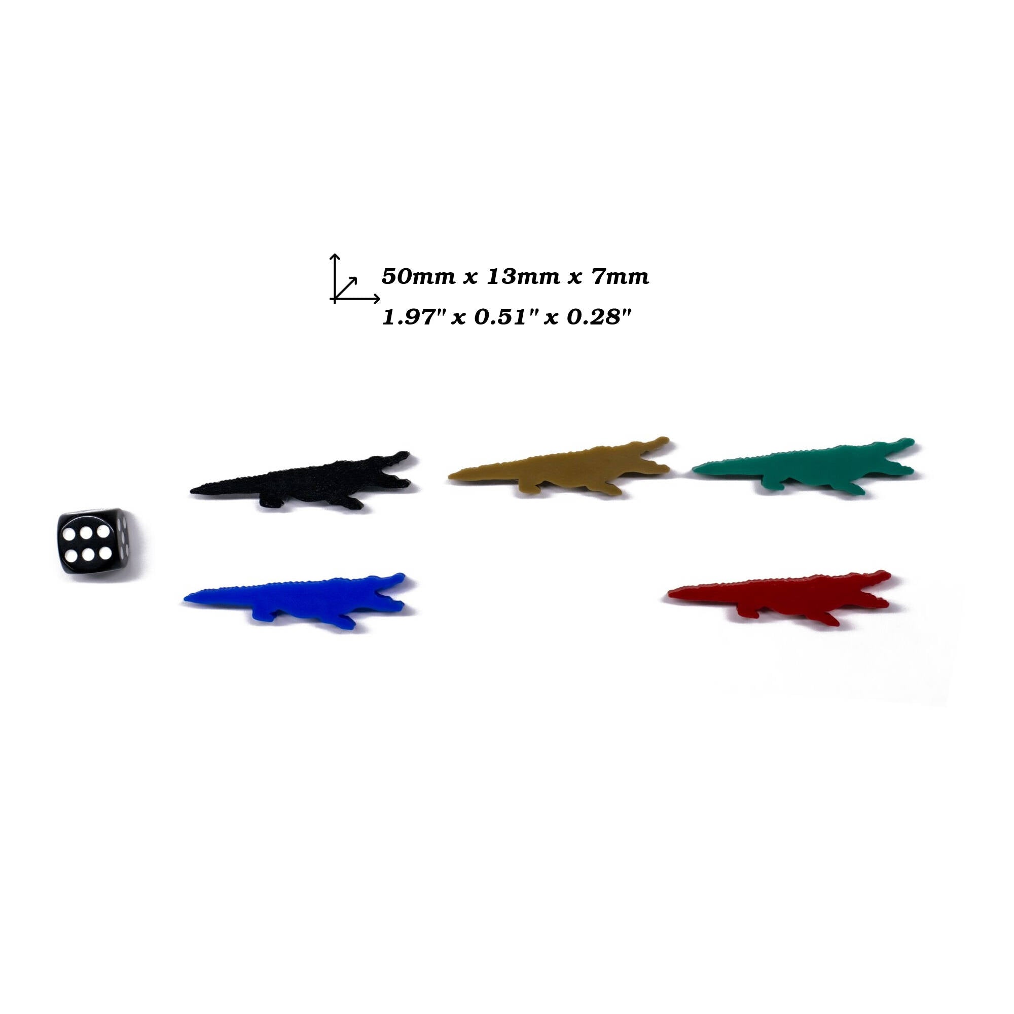 Crocodile Meeple for upgrading board games, tabletop and other DnD games