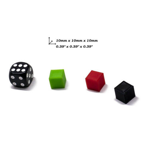 Cube 10x10mm for upgrading board games, tabletop and other DnD games