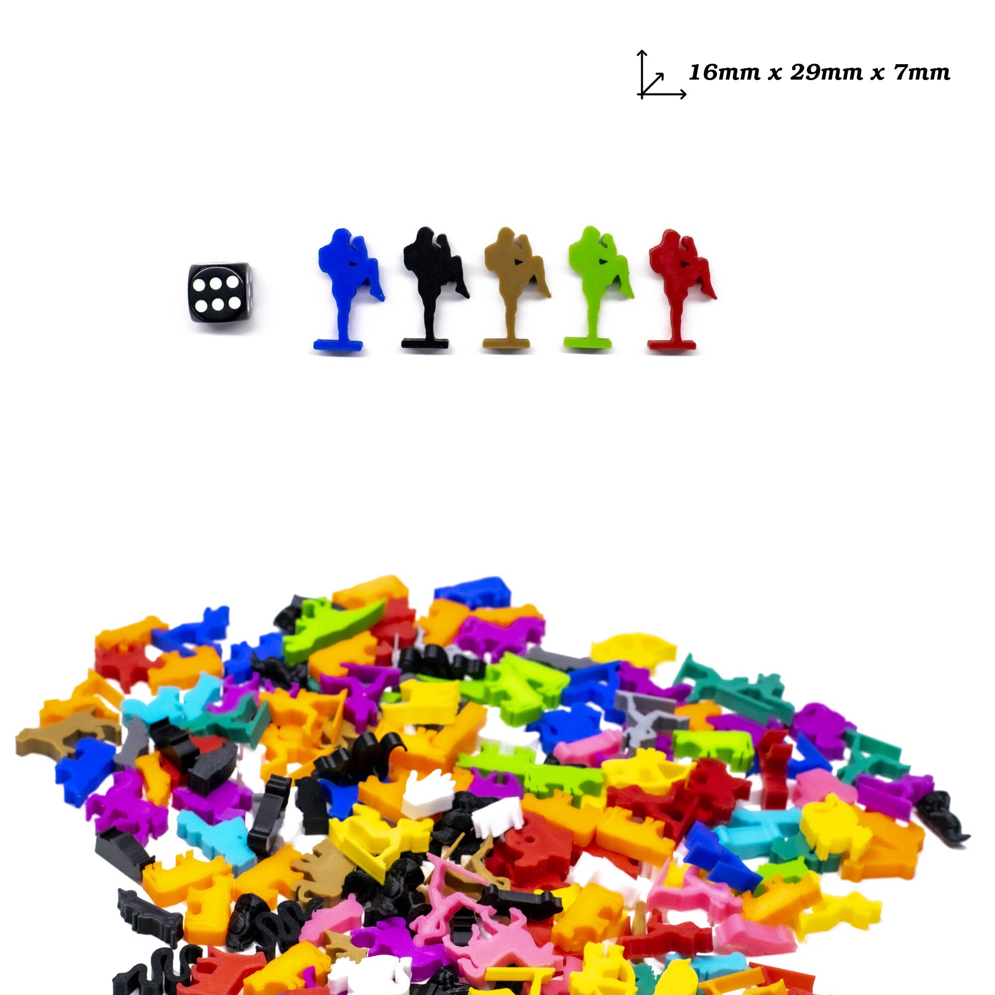 Karate Fighter Meeple for upgrading board games, tabletop and other DnD games