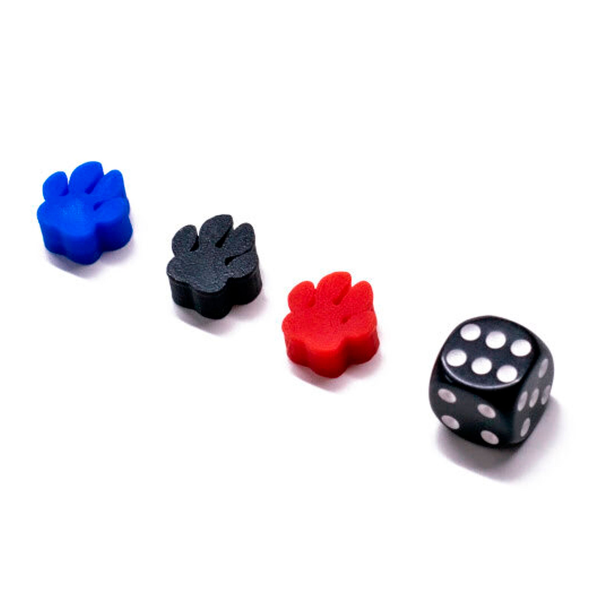  Paw Meeple Tokens for upgrading board games, tabletop and other DnD games