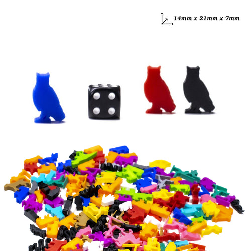 Owl Meeple  for upgrading board games, tabletop and other DnD games