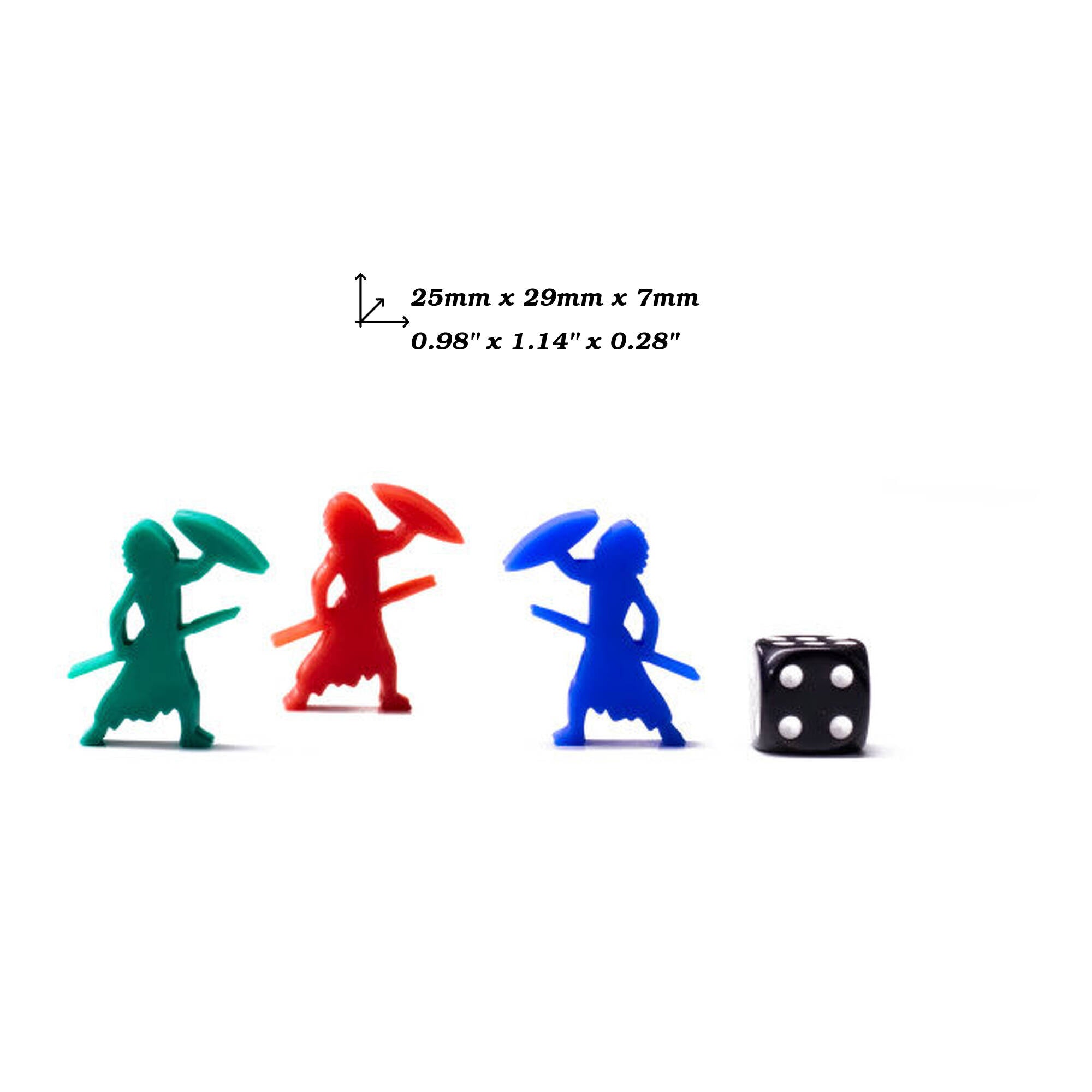 American Indian Meeple for upgrading board games, tabletop and other DnD games