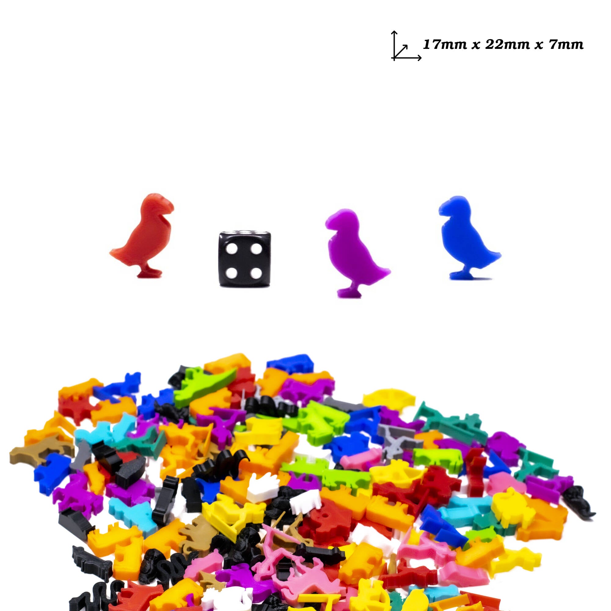 Puffin Meeple for upgrading board games, tabletop and other DnD games