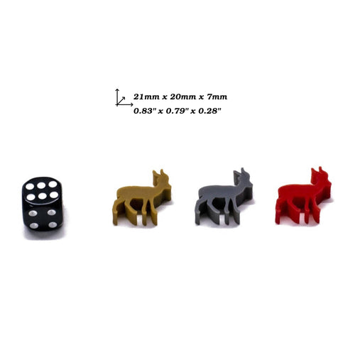Gazelle Animal Tokens for upgrading board games, tabletop and other DnD games