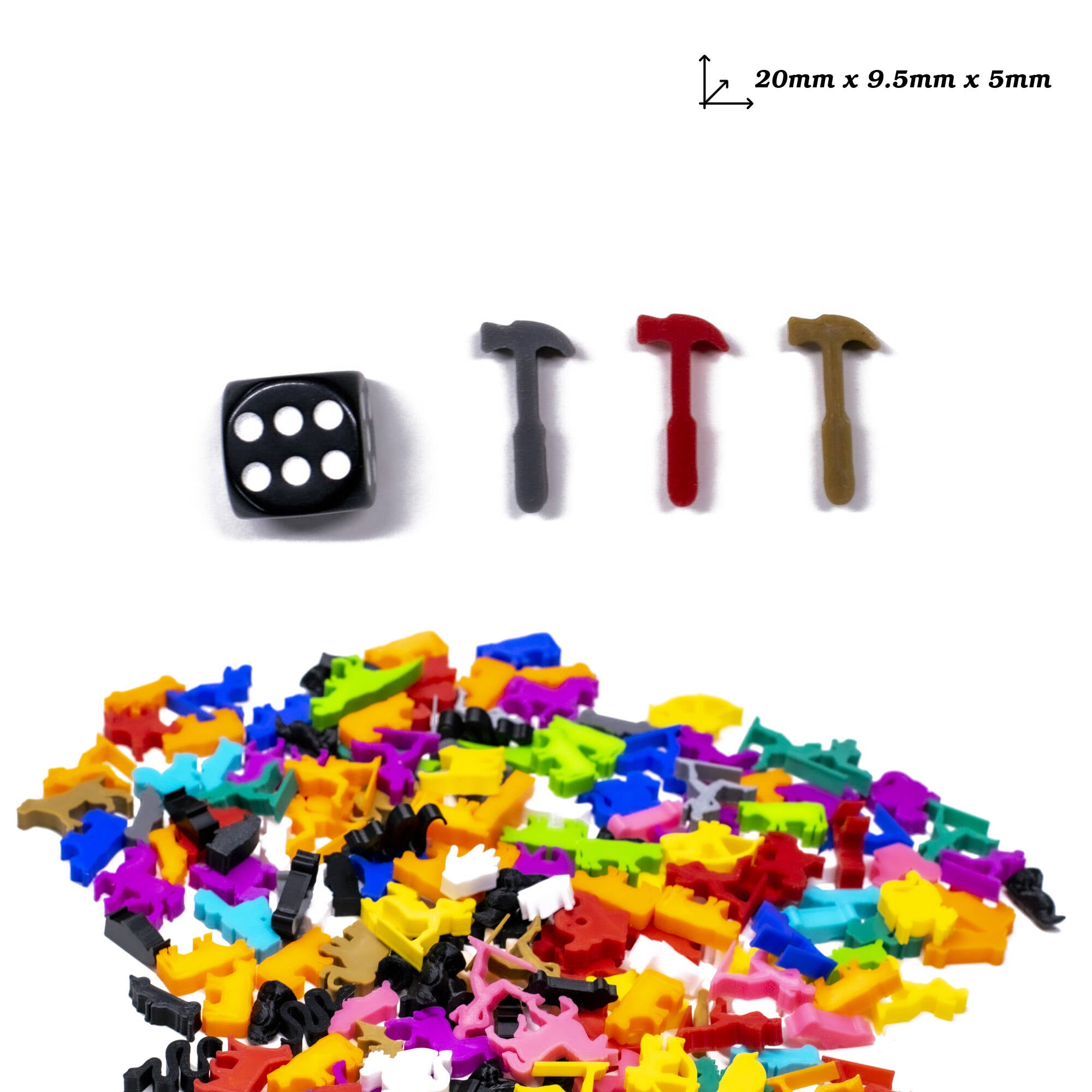 Hammer Token for upgrading board games, tabletop and other DnD games