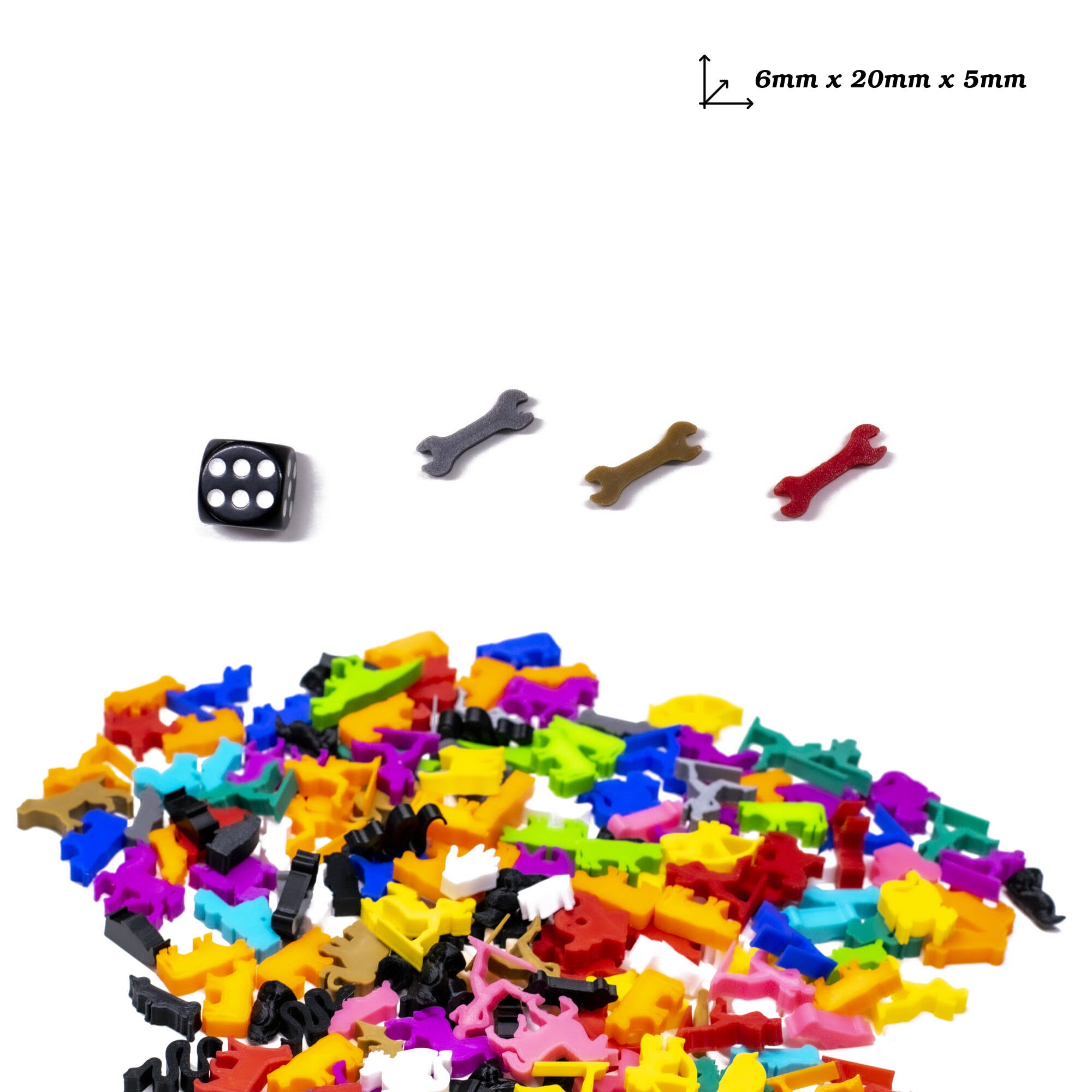 Wrench Token for upgrading board games, tabletop and other DnD games