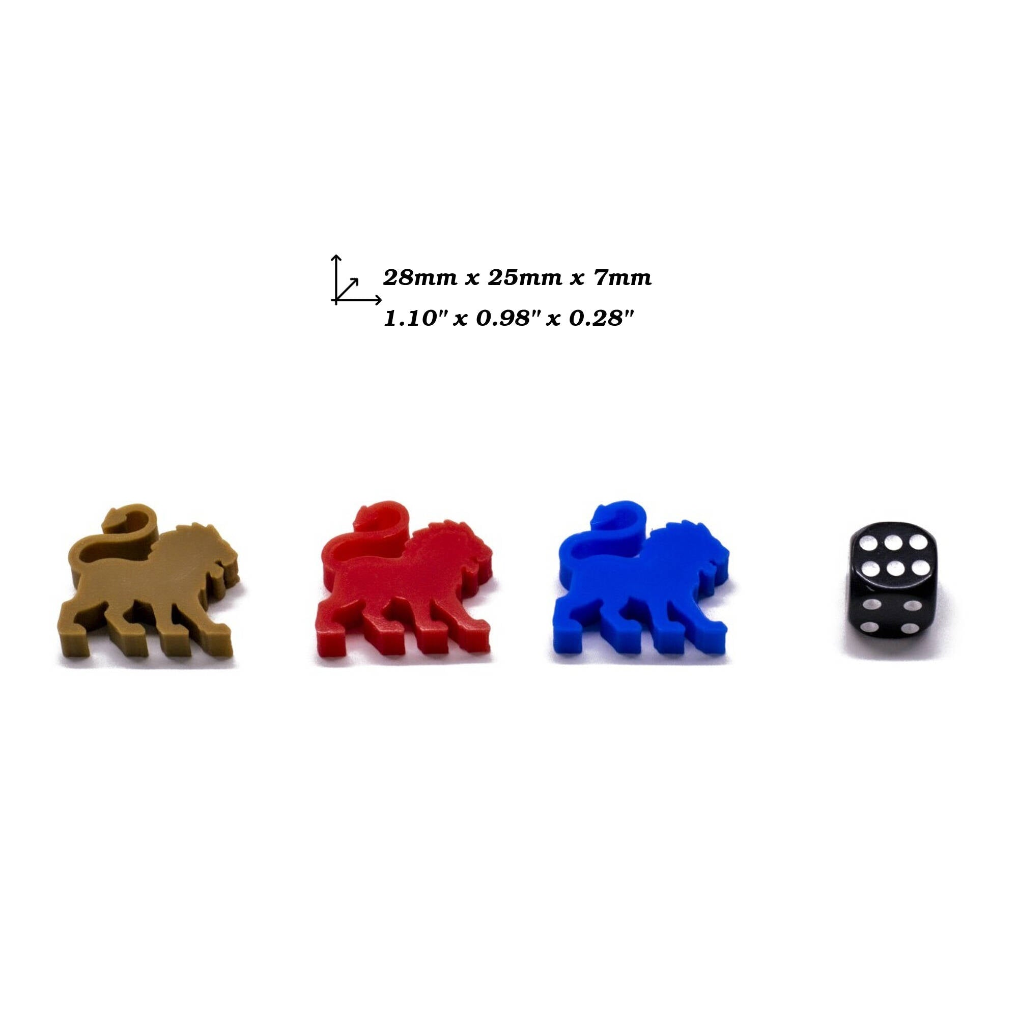 Manticore Meeple Figures for upgrading board games, tabletop and other DnD games