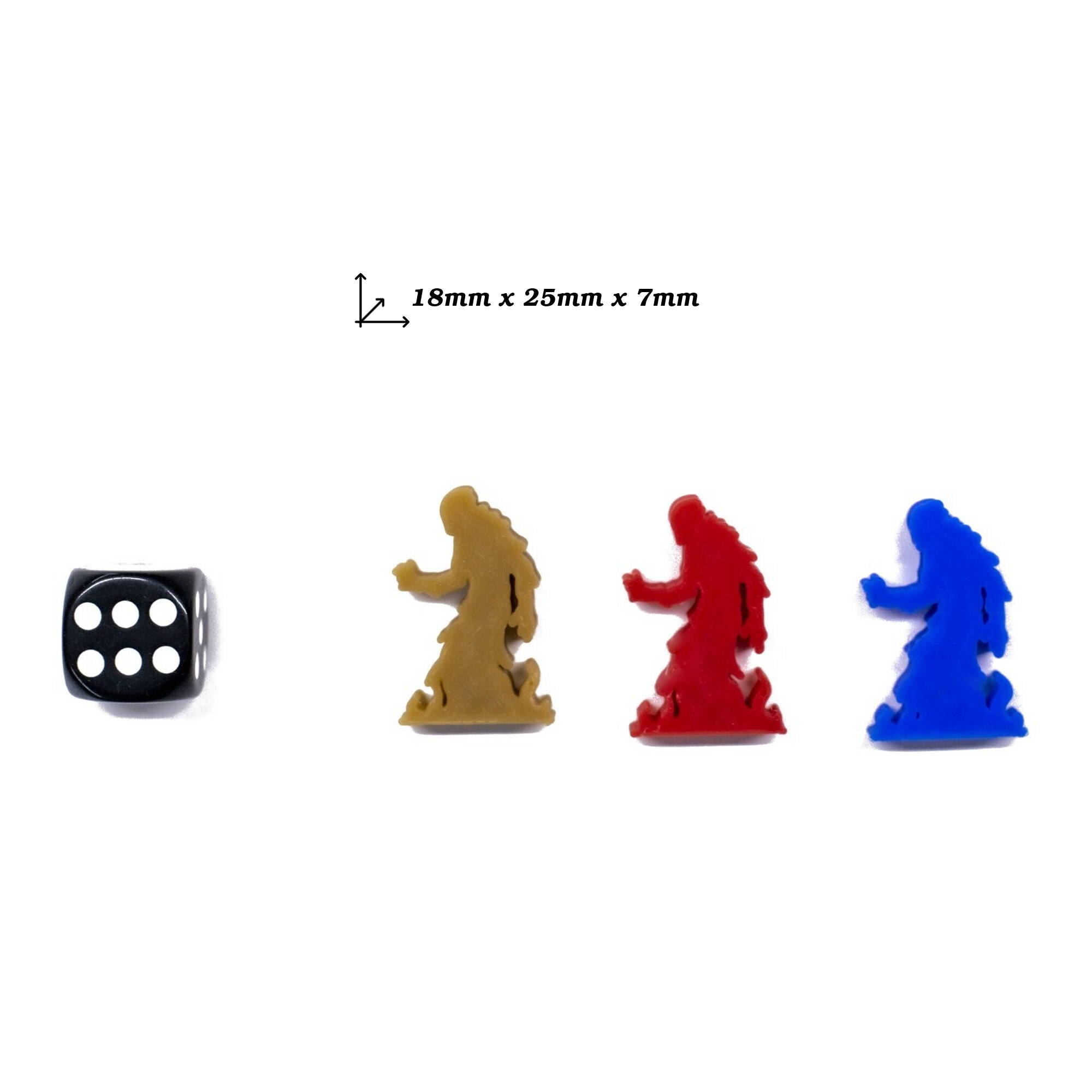 Ash Fiend Meeple for upgrading board games, tabletop and other DnD games