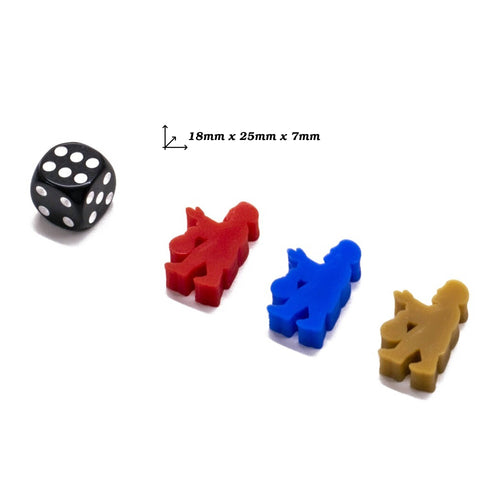 Merchant Trader Meeple Token for upgrading board games, tabletop and other DnD games