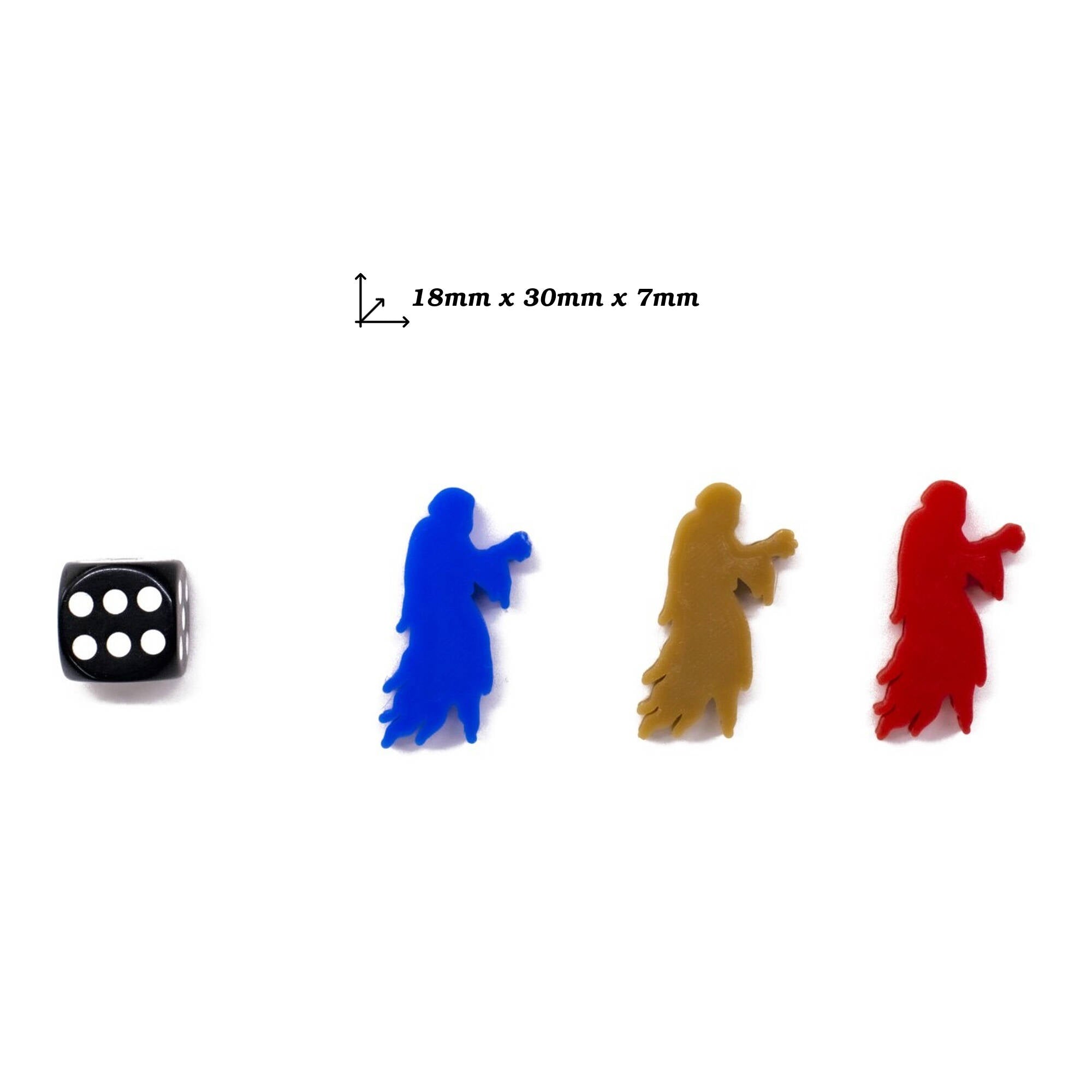 Dark Wisp Wrath Meeple Token for upgrading board games, tabletop and other DnD games