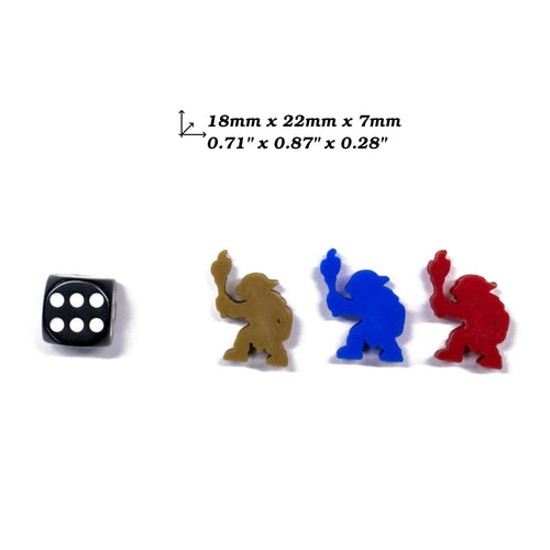Goblin Meeple with Torch for upgrading board games, tabletop and other DnD games