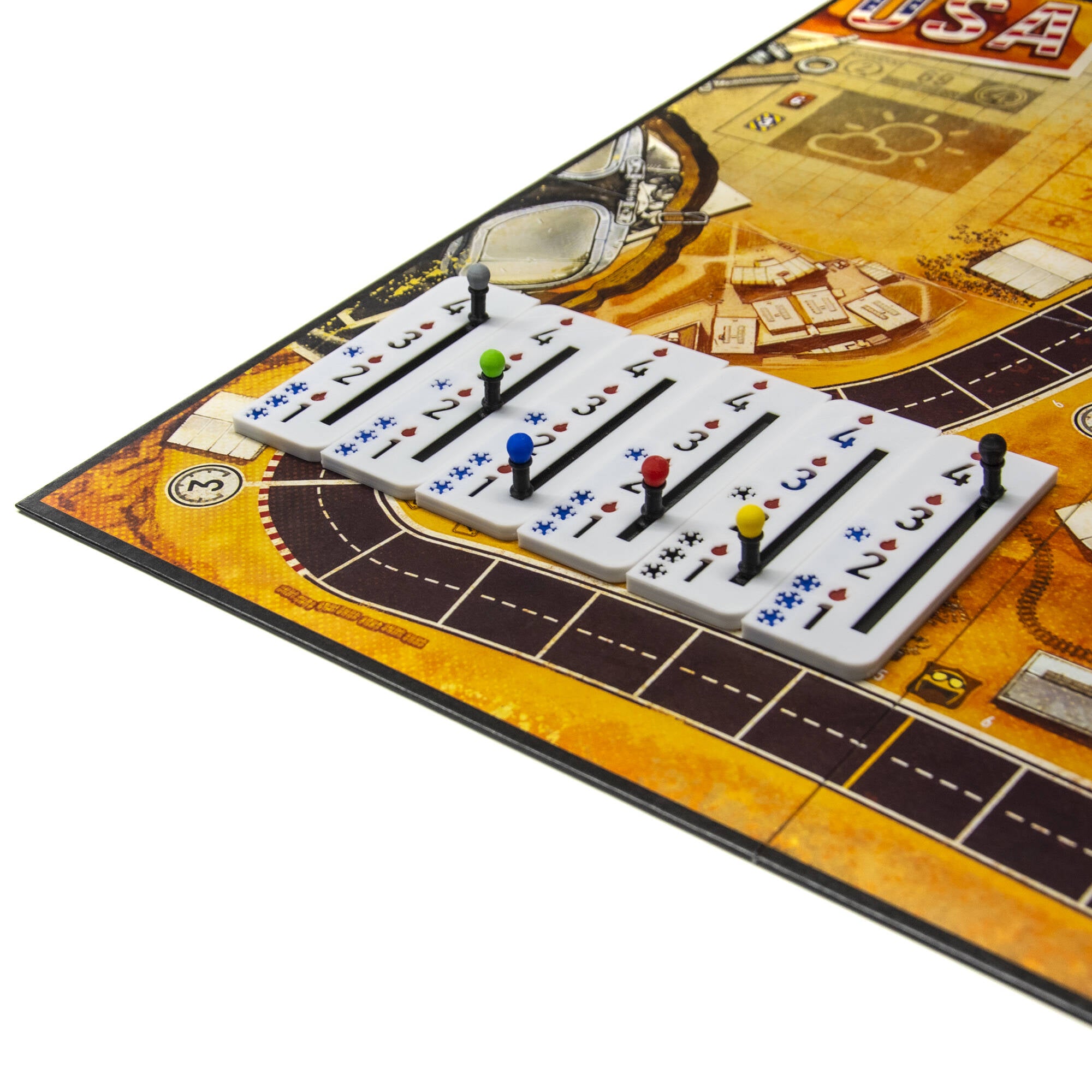 heat pedal to the metal kickstarter Heat: Pedal to the Metal Board Game Upgrade Expansion