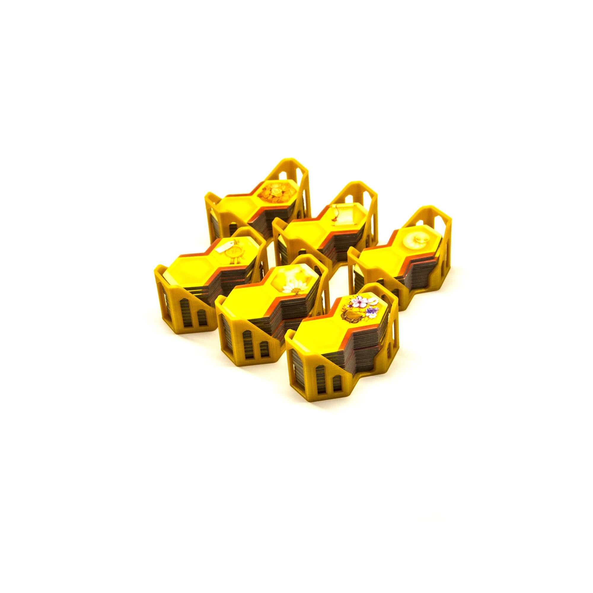 Honey Buzz Board Game Upgrade Expansion - Hive Tile Holders for upgrading board games, tabletop and other DnD games