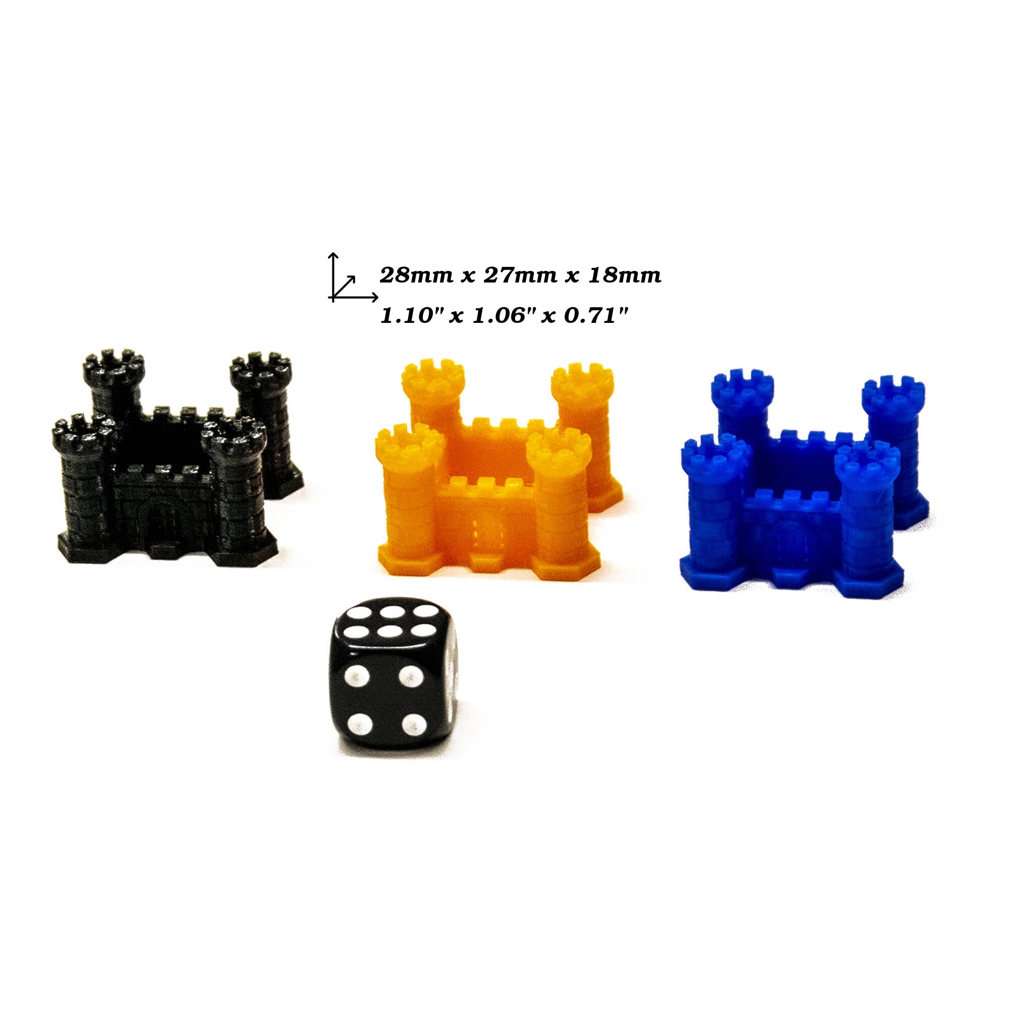 Stronghold, Castle Miniatures for upgrading board games, tabletop and other DnD games