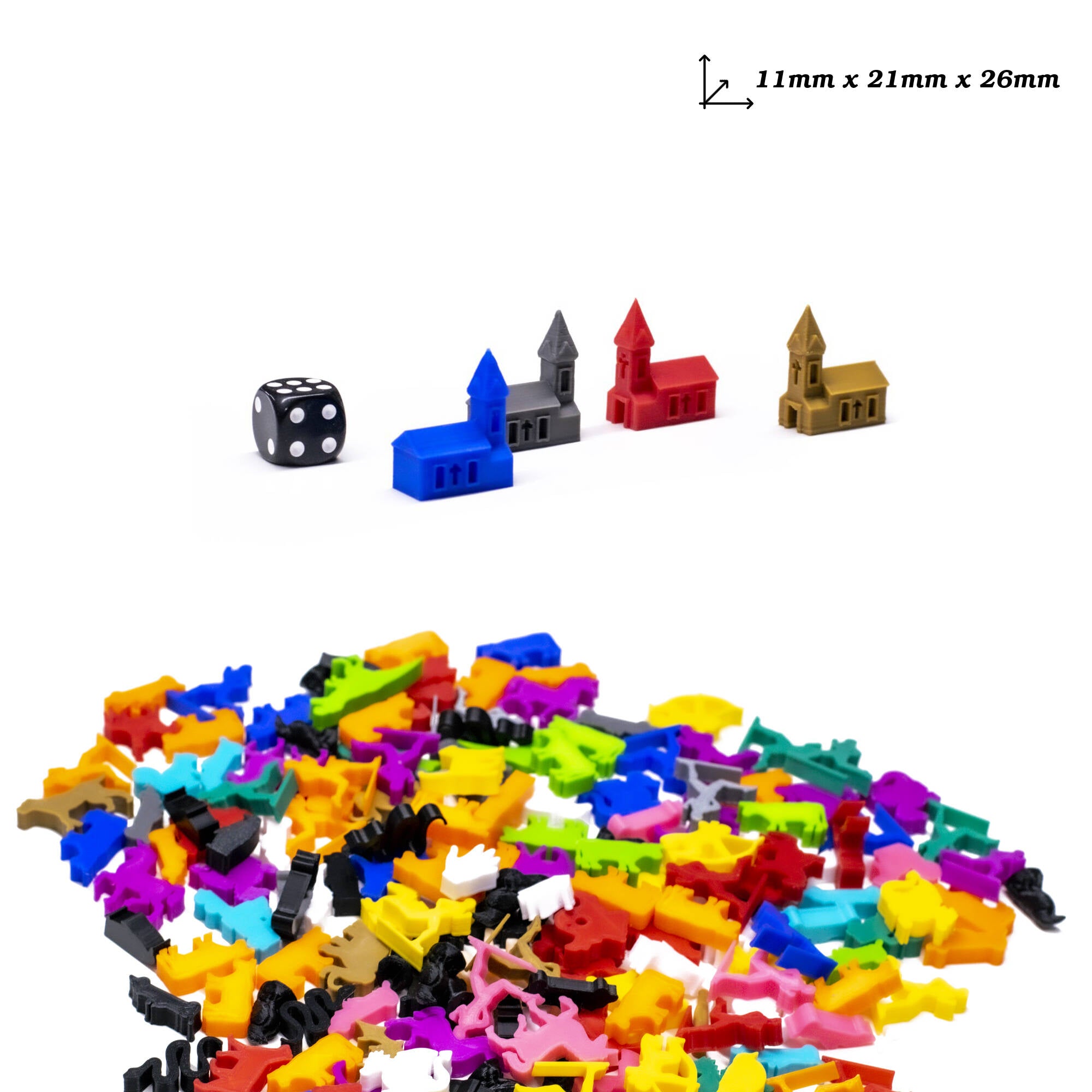 Temple Miniatures for upgrading board games, tabletop and other DnD games