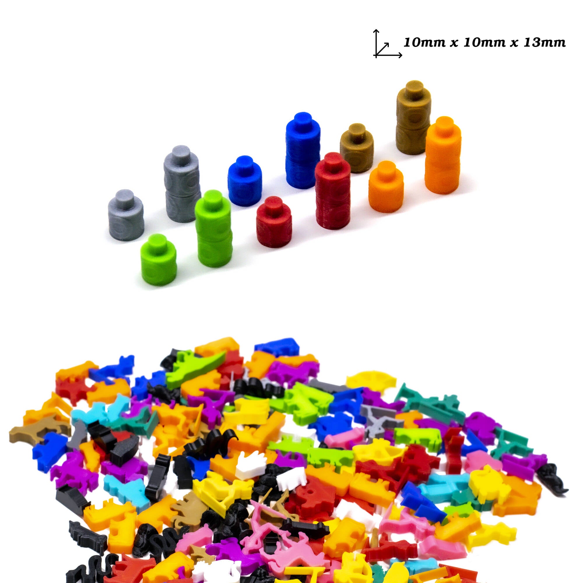 Stackable Markers for upgrading board games, tabletop and other DnD games