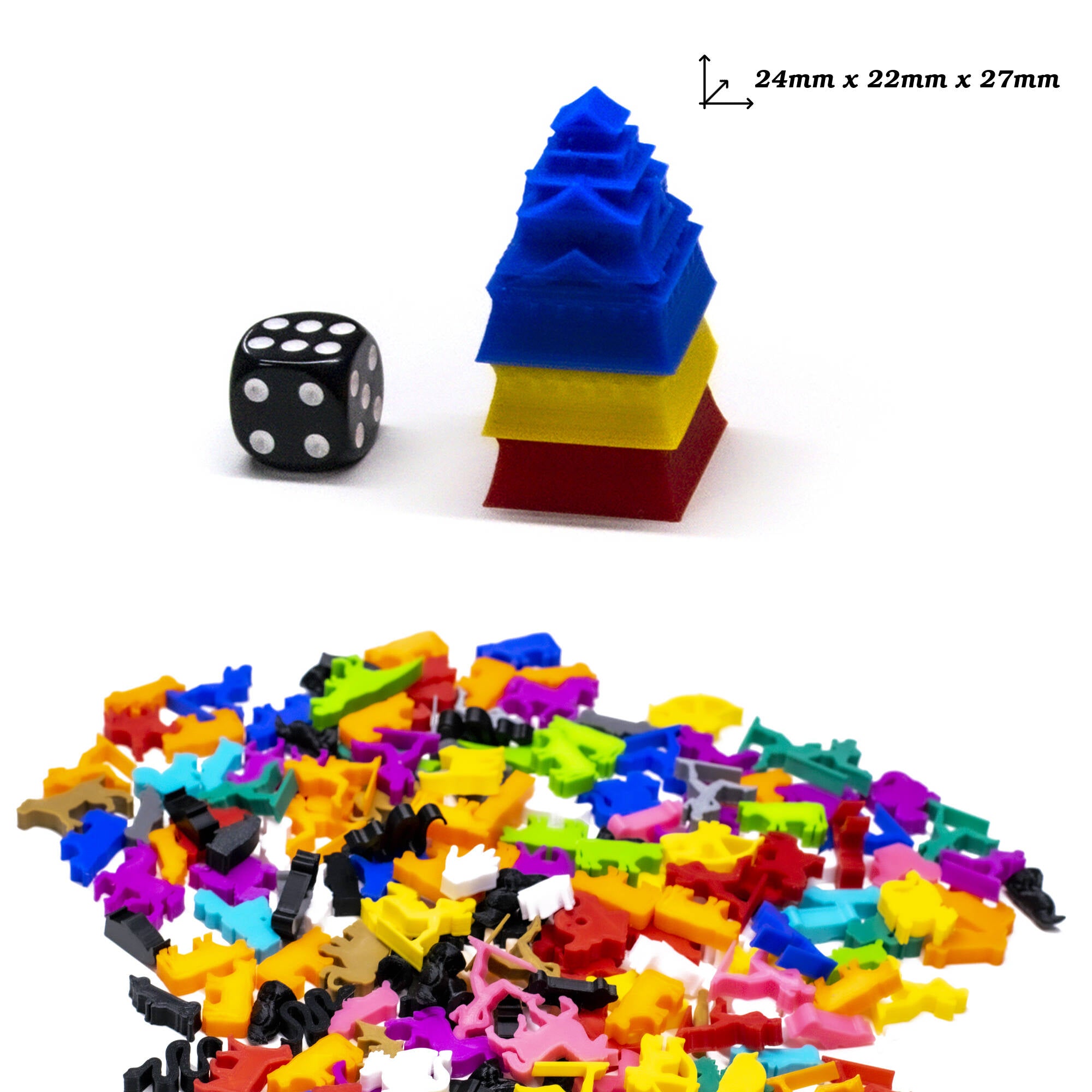 Stackable Japanese Castle for upgrading board games, tabletop and other DnD games