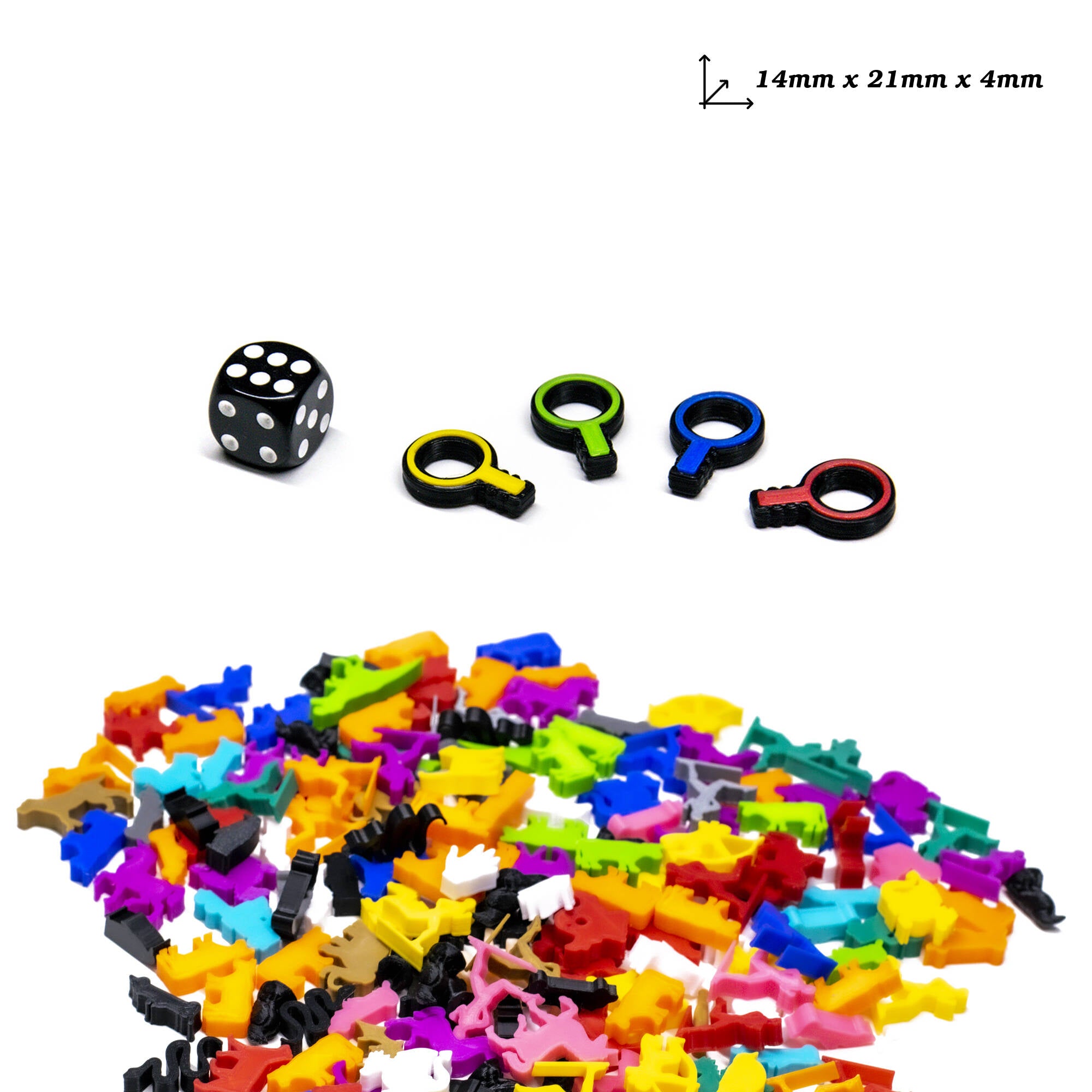 Magnifying Glass Miniatures for upgrading board games, tabletop and other DnD games