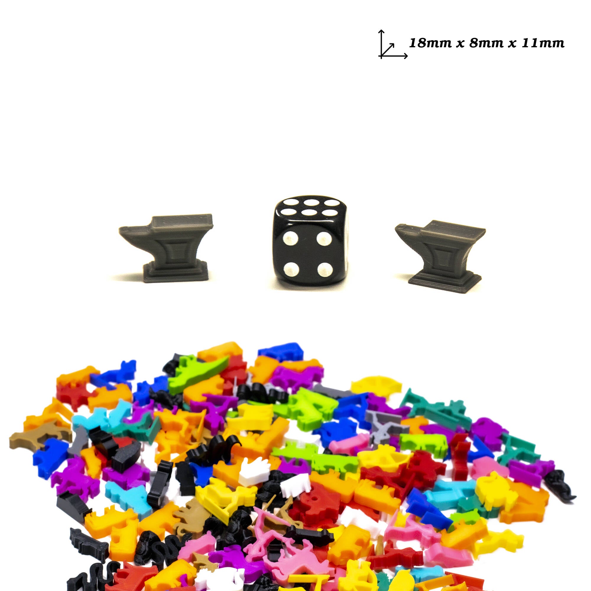 Anvil Miniature Tokens for upgrading board games, tabletop and other DnD games