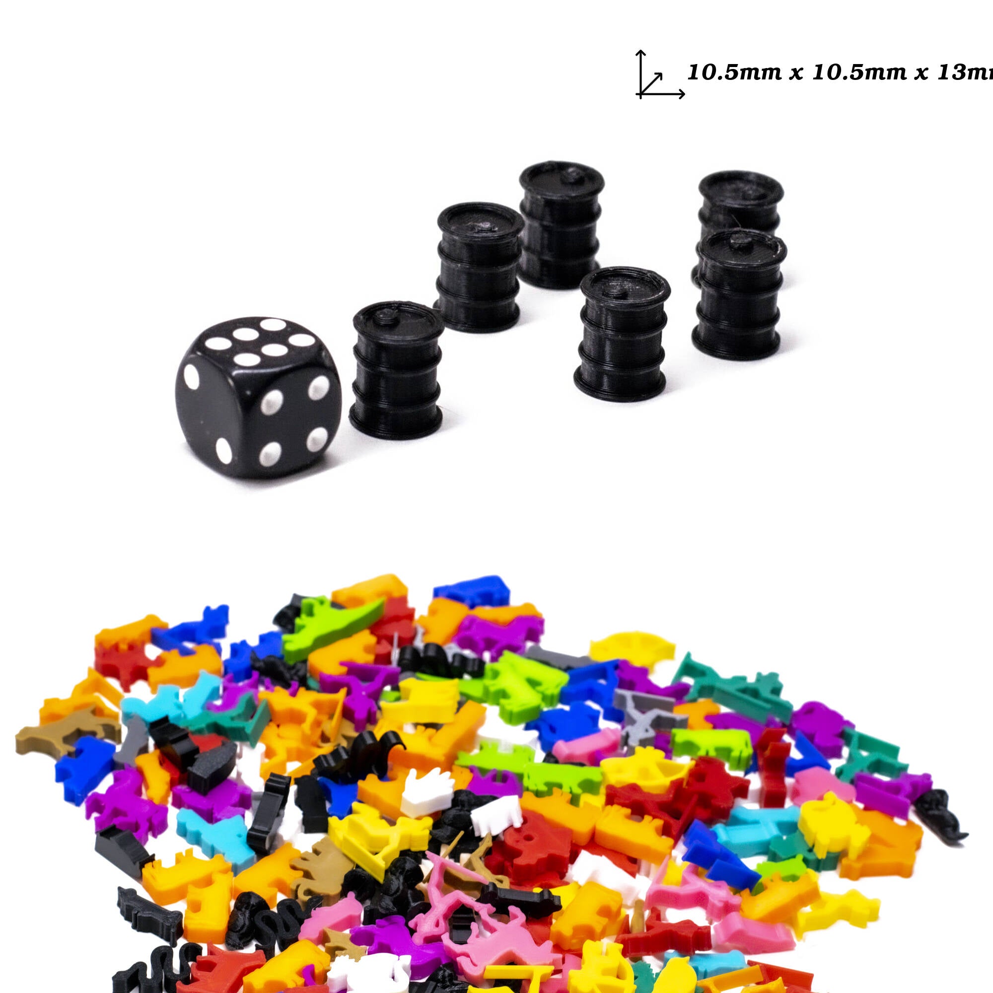 Oil Barrel Resource Tokens for upgrading board games, tabletop and other DnD games