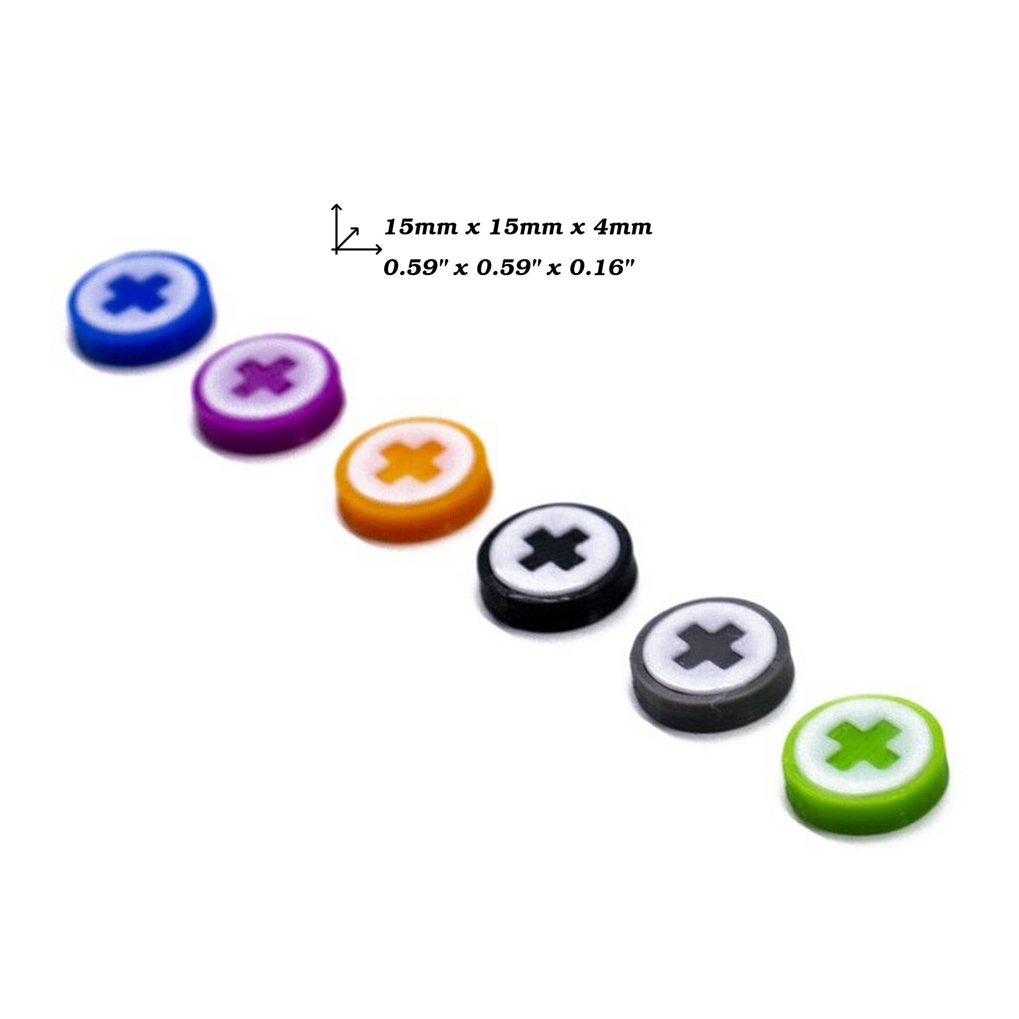 Disc Token Plus Sign - One Sided for upgrading board games, tabletop and other DnD games