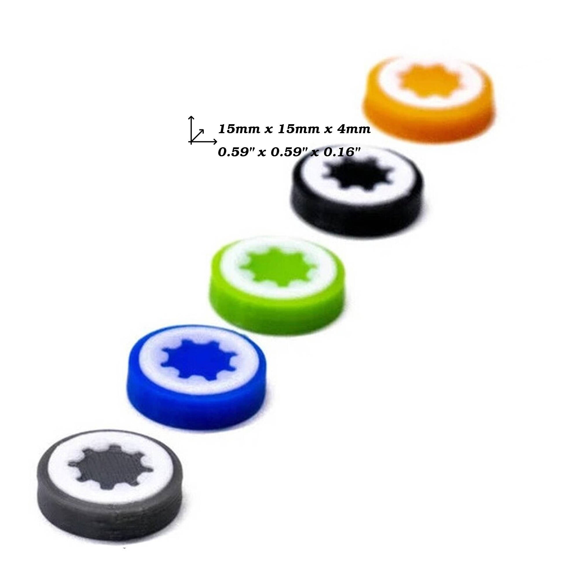 Disc Token with Gear - One Sided for upgrading board games, tabletop and other DnD games