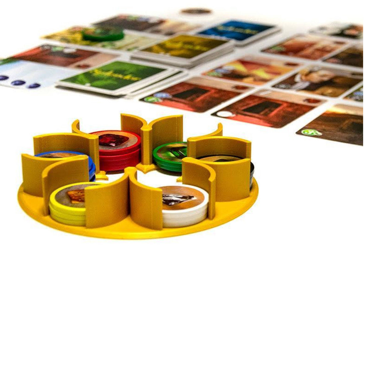Splendor Translucent Tokens Splendor Upgrade Expansion - Token Holder – BoardGameSet