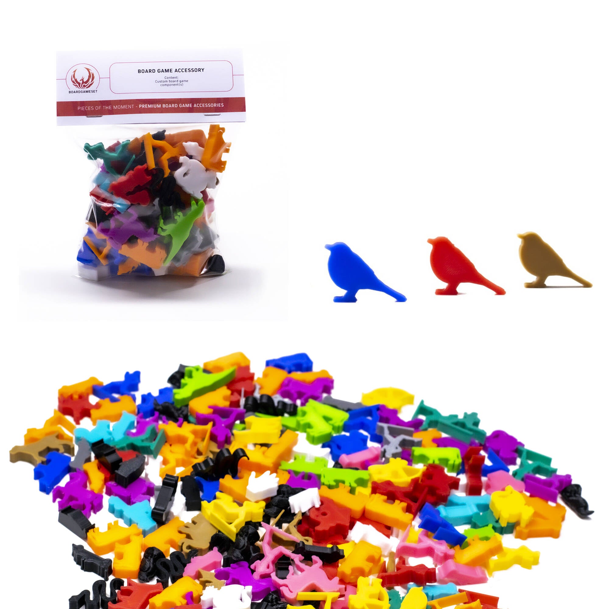 Bird Meeple for upgrading board games, tabletop and other DnD games