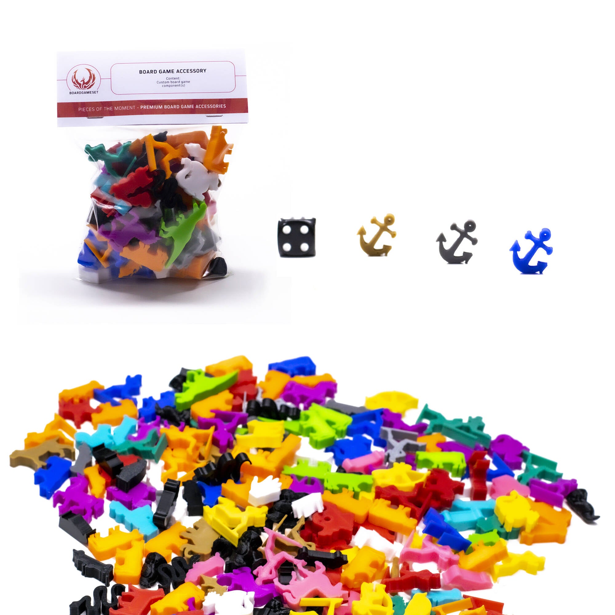 Ship Anchor Meeple  for upgrading board games, tabletop and other DnD games