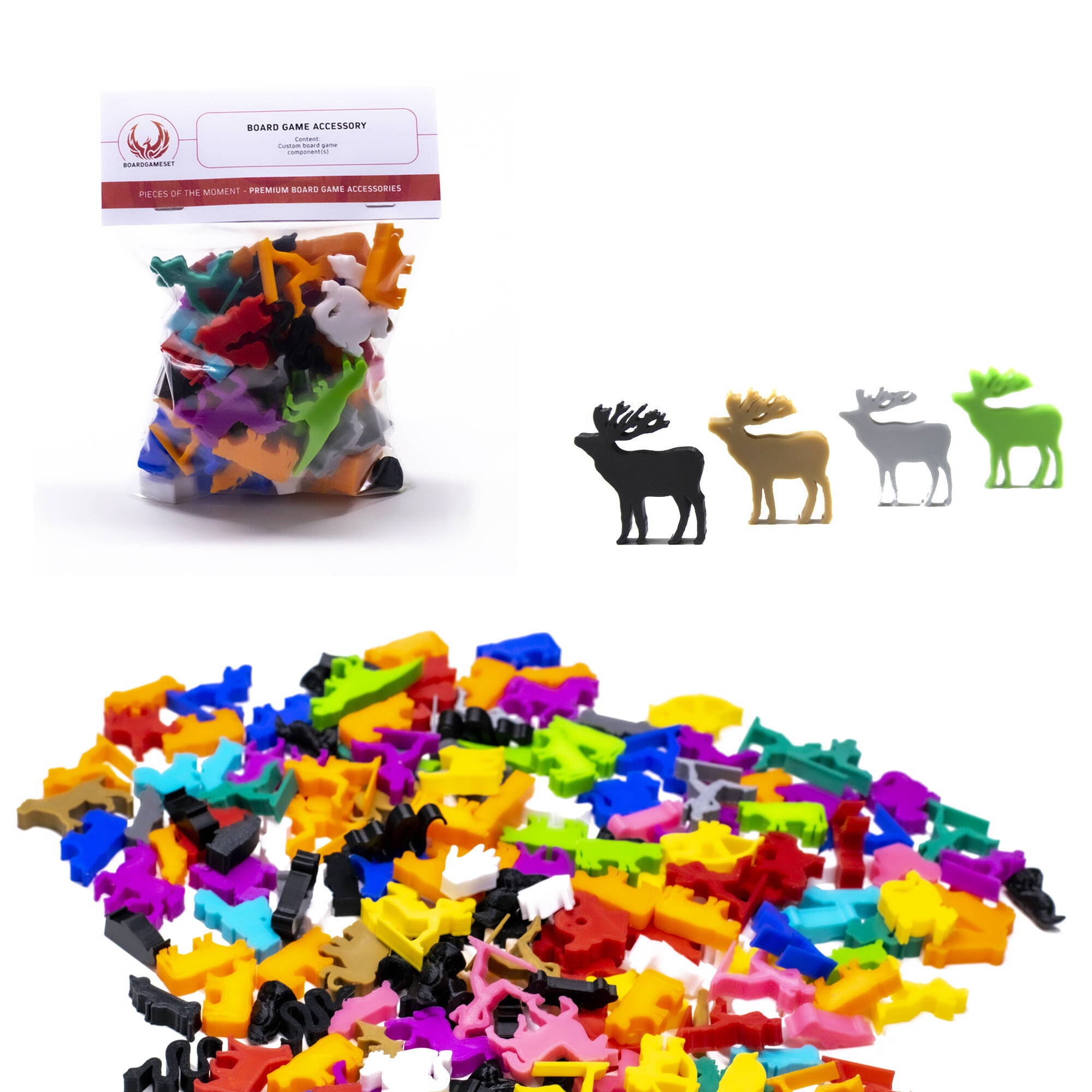 Deer Meeple for upgrading board games, tabletop and other DnD games