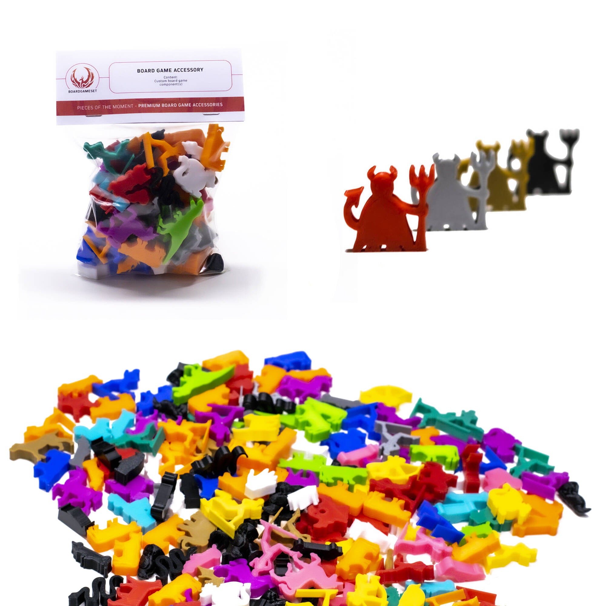Meeple Devil Figures for upgrading board games, tabletop and other DnD games