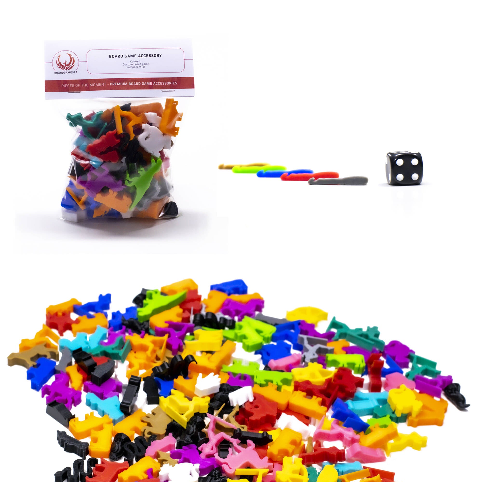 Crochet Hook Meeple for upgrading board games, tabletop and other DnD games