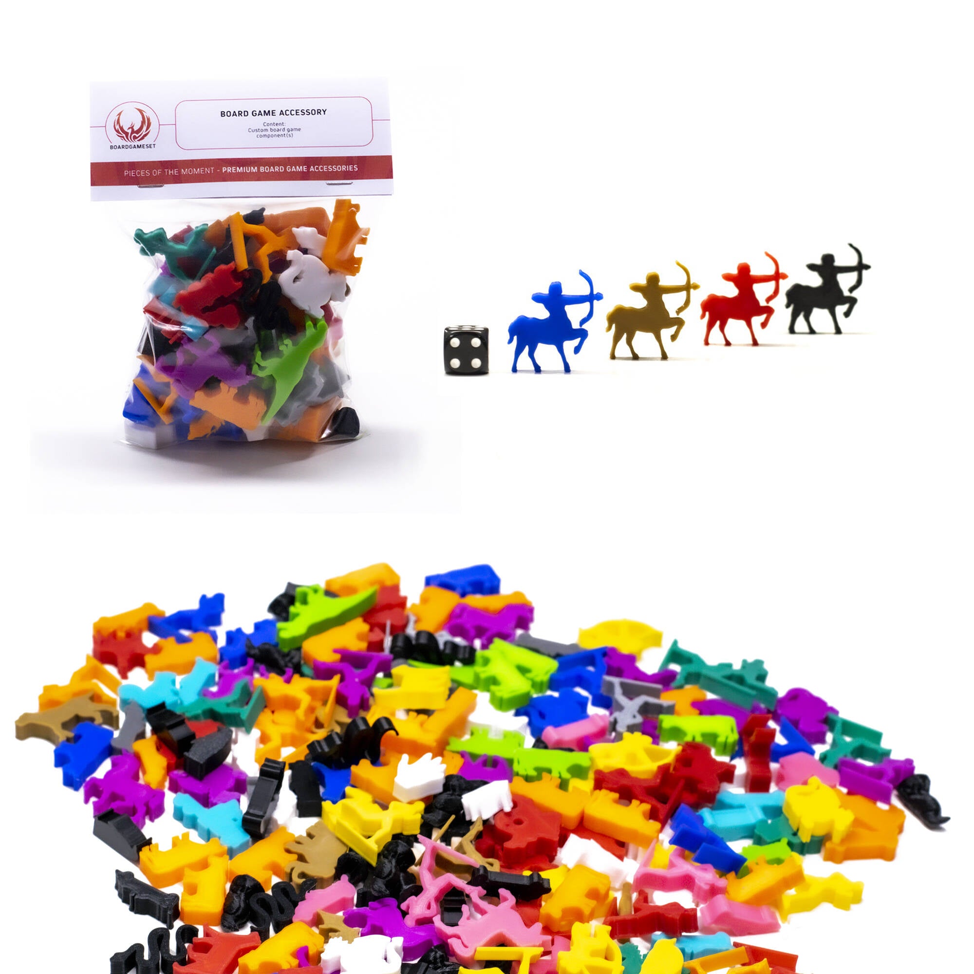 Centaur Meeple for upgrading board games, tabletop and other DnD games