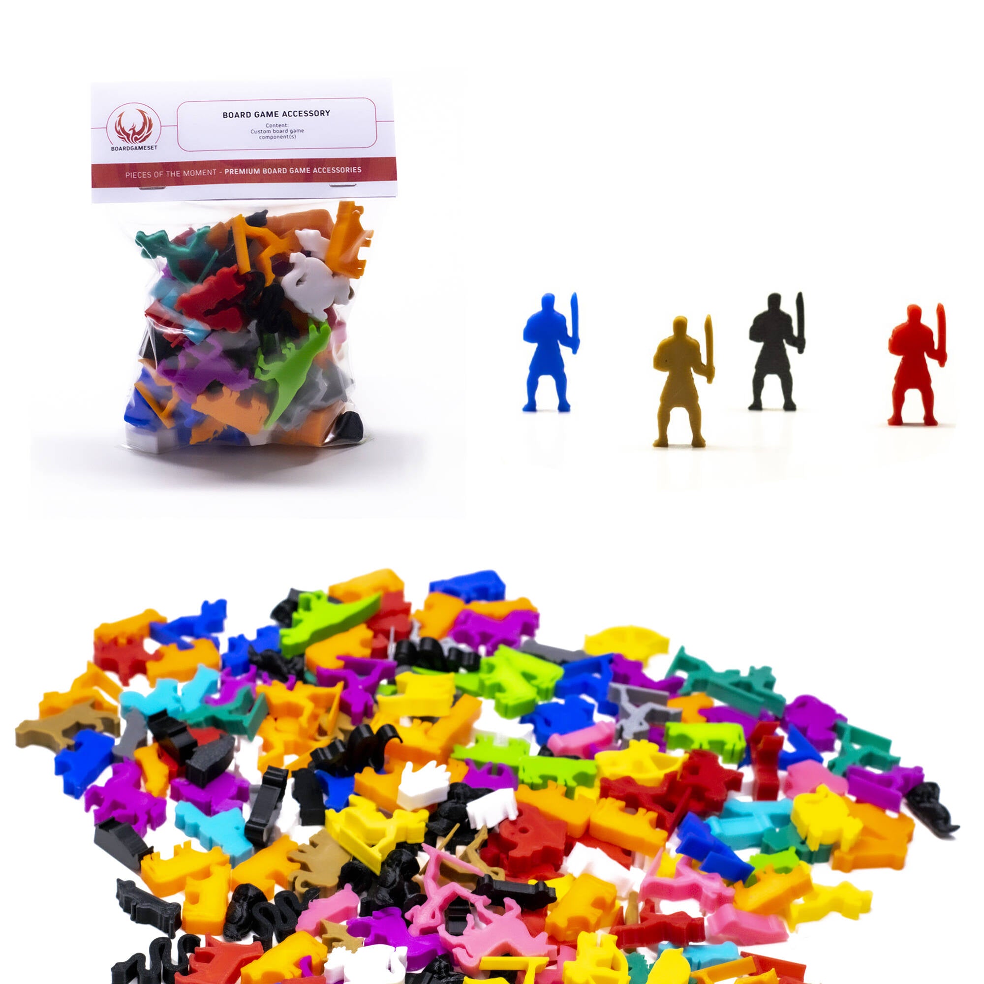 Gladiator Meeple Figures for upgrading board games, tabletop and other DnD games
