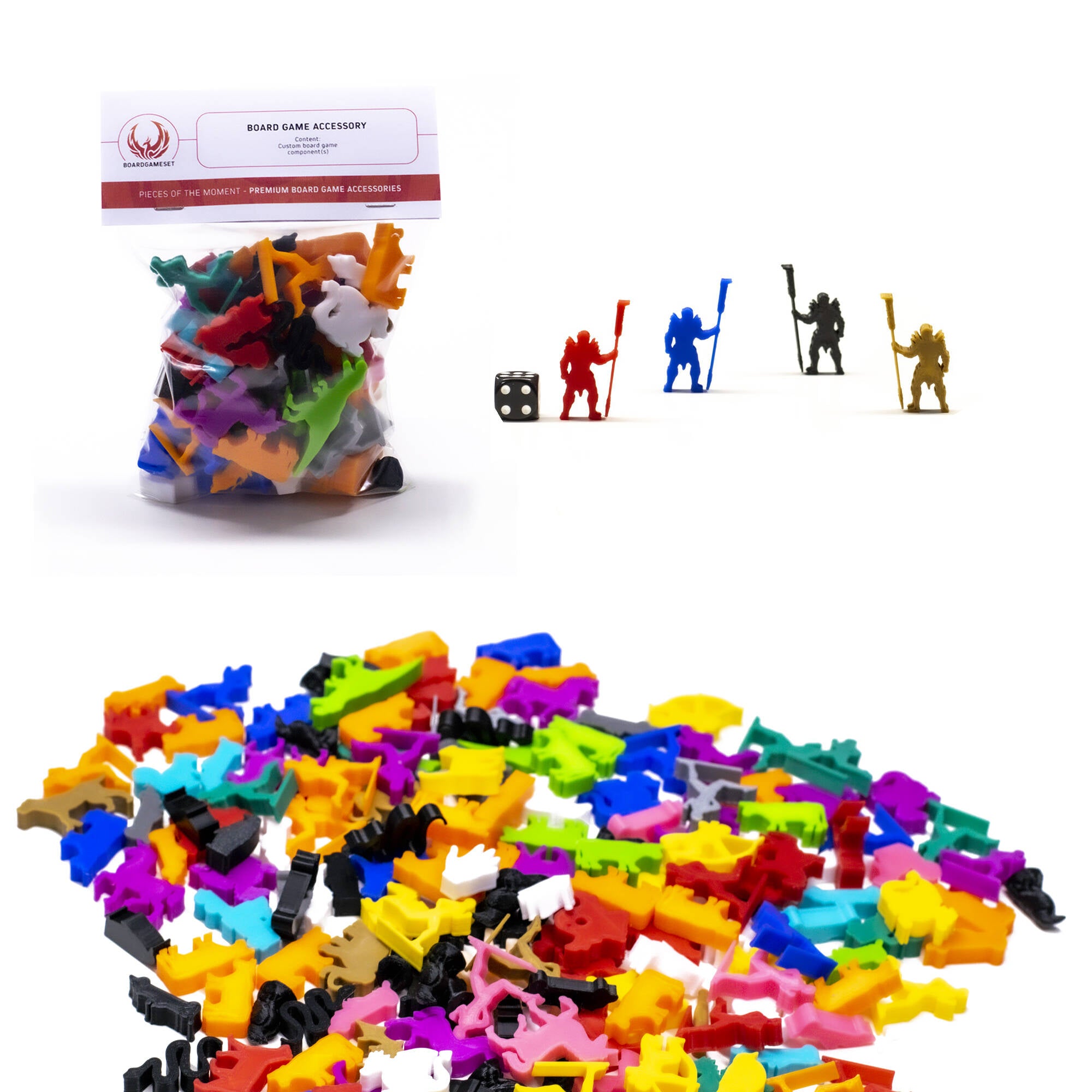 Orc Leader Meeple Figure for upgrading board games, tabletop and other DnD games