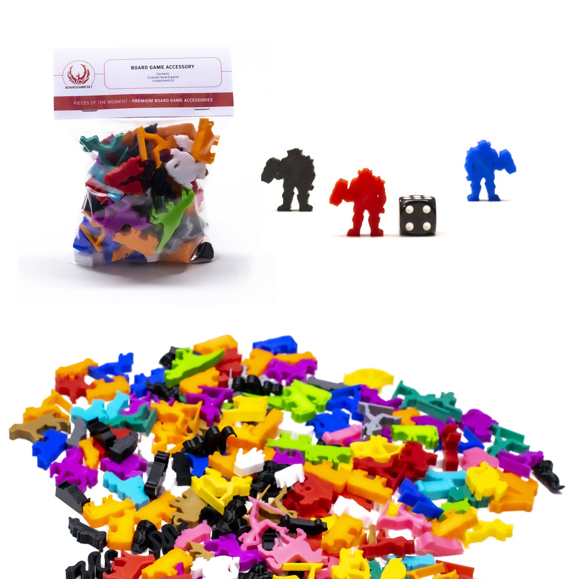 Orc Worker Meeple Figures for upgrading board games, tabletop and other DnD games