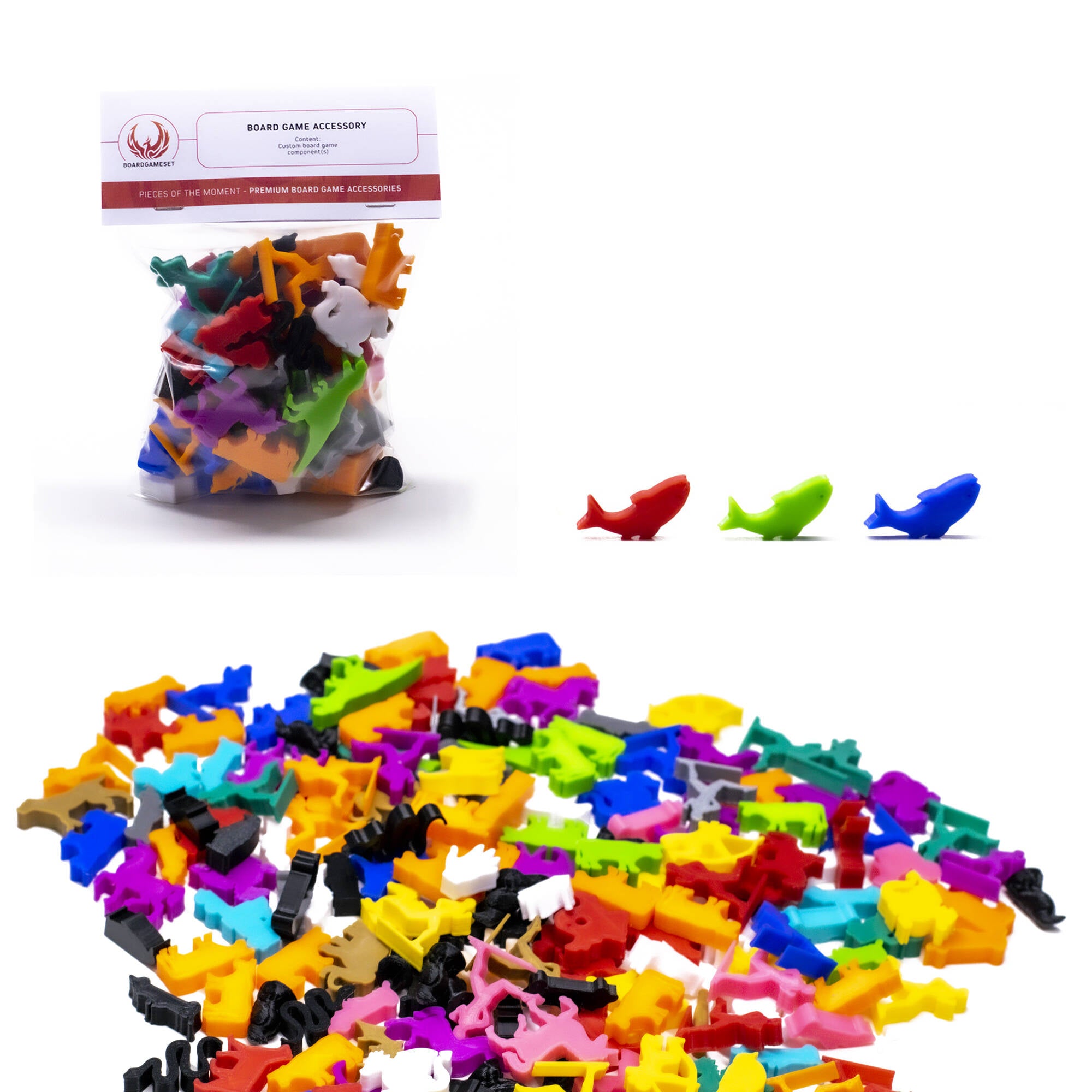 Fish Meeple for upgrading board games, tabletop and other DnD games